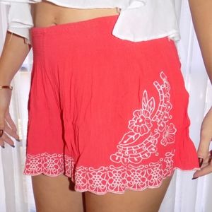 Embroidered Shorts